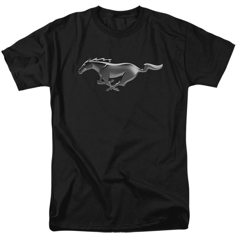 Ford Mustang Modern Mustang Adult 181 T Shirt Black